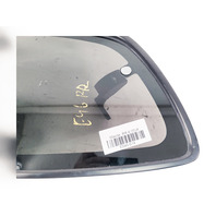 Mazda RX-8 RX8 04-11 Rear Door Window Glass Right/Passenger FE01-72-5G0D, E046, OEM, 2004, 2005, 2006, 2007, 2008, 2009, 2010, 2011