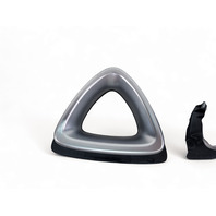 Mazda RX-8 RX8 04-08 Front Left & Right Side Seat Triangle Rotor Trim Set F151-88-1L9A, E046, OEM, 2004, 2005, 2006, 2007, 2008