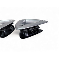 Mazda RX-8 RX8 04-08 Front Left & Right Side Seat Triangle Rotor Trim Set F151-88-1L9A, E046, OEM, 2004, 2005, 2006, 2007, 2008