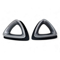 Mazda RX-8 RX8 04-08 Front Left & Right Side Seat Triangle Rotor Trim Set F151-88-1L9A, E046, OEM, 2004, 2005, 2006, 2007, 2008