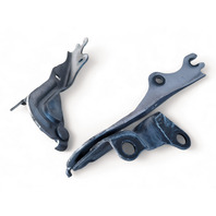 Mazda RX-8 RX8 04-11 Hood Hinge Left/Right 2 Piece Set Kit Gray, E046, OEM, 2004, 2005, 2006, 2007, 2008, 2009, 2010, 2011