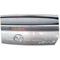 Mazda RX-8 RX8 04-08 Trunk Deck Luggage Lid w/ Spoiler Gray FEY1-52-61XA, E046, OEM, 2004, 2005, 2006, 2007, 2008
