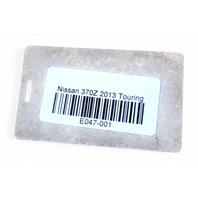 Nissan 370Z 12-15 Dual Exhaust Muffler Pipe Tail Baffle 20100-1EH0B, E047, OEM, 2012, 2013, 2014, 2015