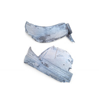 Nissan 370Z 09-19 Front Fender Liner Right/Passenger Set, 63844-1EA0A, E047, OEM, 2009, 2010, 2011, 2012, 2013, 2014, 2015, 2016, 2017, 2018, 2019, 2020