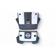 Nissan 370Z 09-20 Engine Motor Head Cover Trim Plastic 14041-1EA1B, E047, OEM, 2009, 2010, 2011, 2012, 2013, 2014, 2015, 2016, 2017, 2018, 2019, 2020
