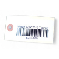 Nissan 370Z 09-20 Engine Motor Head Cover Trim Plastic 14041-1EA1B, E047, OEM, 2009, 2010, 2011, 2012, 2013, 2014, 2015, 2016, 2017, 2018, 2019, 2020