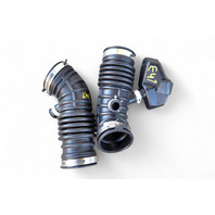 Nissan 370Z 09-20 Air Cleaner Duct Tube Right/Left Set, 16576-EY00B, 16576-EY00A, E047, OEM, 2009, 2010, 2011, 2012, 2013, 2014, 2015, 2016, 2017, 2018, 2019, 2020