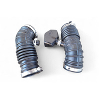 Nissan 370Z 09-20 Air Cleaner Duct Tube Right/Left Set, 16576-EY00B, 16576-EY00A, E047, OEM, 2009, 2010, 2011, 2012, 2013, 2014, 2015, 2016, 2017, 2018, 2019, 2020