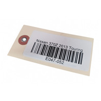 Nissan 370Z 09-20 Coupe Door Panel Lining Left/Driver Black 80901-1ET3A, E047, OEM, 2009, 2010, 2011, 2012, 2013, 2014, 2015, 2016, 2017, 2018, 2019, 2020