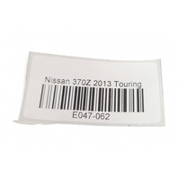 Nissan 370Z 09-19 Trunk Floor Cover Carpet Rug Mat  84902-1ET0A, E047, OEM, 2009, 2010, 2011, 2012, 2013, 2014, 2015, 2016, 2017, 2018, 2019