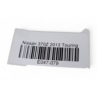 Nissan 370Z 12-20 Automatic Shifter Shift Knob Indicator Lever 34901-1EA1E, E047, OEM, 2012, 2013, 2014, 2015, 2016, 2017, 2018, 2019, 2020