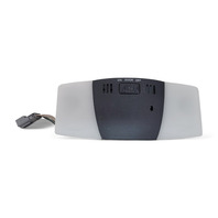 Nissan 370Z 12-20 Overhead Console Map Light Lamp Black 26430-1ET6A, E047, OEM, 2012, 2013, 2014, 2015, 2016, 2017, 2018, 2019, 2020