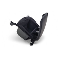 Nissan 370Z 09-20 Storage Box/Pocket Center Console, Black 68250-1EA0A, E047, OEM, 2009, 2010, 2011, 2012, 2013, 2014, 2015, 2016, 2017, 2018, 2019, 2020