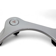 Nissan 370Z 09-20 Automatic Shifter Bezel Console Finish Silver, 96915-1EA0A, E047, OEM, 2009, 2010, 2011, 2012, 2013, 2014, 2015, 2016, 2017, 2018, 2019, 2020