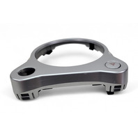 Nissan 370Z 09-20 Automatic Shifter Bezel Console Finish Silver, 96915-1EA0A, E047, OEM, 2009, 2010, 2011, 2012, 2013, 2014, 2015, 2016, 2017, 2018, 2019, 2020