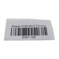 Nissan 370Z 09-20 Automatic Shifter Bezel Console Finish Silver, 96915-1EA0A, E047, OEM, 2009, 2010, 2011, 2012, 2013, 2014, 2015, 2016, 2017, 2018, 2019, 2020