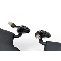 Nissan 370Z 09-20 Sun Shade Visor Left/Right Set Black 96401-1ET1A, E047, OEM, 2009, 2010, 2011, 2012, 2013, 2014, 2015, 2016, 2017, 2018, 2019, 2020