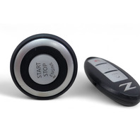 Nissan 370Z 10-20 Stop Start Engine Ignition Switch, W/Key Fob Set, 25151-1LB0A, E047, OEM, 2010, 2011, 2012, 2013, 2014, 2015, 2016, 2017, 2018, 2019, 2020