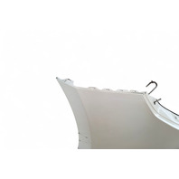 Nissan 370Z 09-20 Coupe Rear Bumper Cover White HEM22-1EA0H, E047, OEM, 2009, 2010, 2011, 2012, 2013, 2014, 2015, 2016, 2017, 2018, 2019, 2020