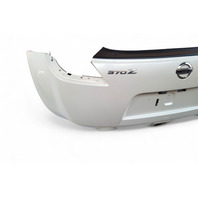 Nissan 370Z 09-20 Coupe Rear Bumper Cover White HEM22-1EA0H, E047, OEM, 2009, 2010, 2011, 2012, 2013, 2014, 2015, 2016, 2017, 2018, 2019, 2020