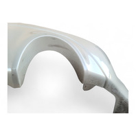 Nissan 370Z 09-20 Coupe Rear Bumper Cover White HEM22-1EA0H, E047, OEM, 2009, 2010, 2011, 2012, 2013, 2014, 2015, 2016, 2017, 2018, 2019, 2020