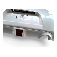 Nissan 370Z 09-20 Coupe Rear Bumper Cover White HEM22-1EA0H, E047, OEM, 2009, 2010, 2011, 2012, 2013, 2014, 2015, 2016, 2017, 2018, 2019, 2020