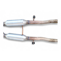 Nissan 370Z 09-20 Center Middle Exhaust Dual Pipe Muffler 20300-1EA0A, E047, OEM, 2009, 2010, 2011, 2012, 2013, 2014, 2015, 2016, 2017, 2018, 2019, 2020