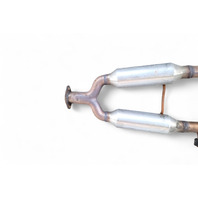 Nissan 370Z 09-20 Center Middle Exhaust Dual Pipe Muffler 20300-1EA0A, E047, OEM, 2009, 2010, 2011, 2012, 2013, 2014, 2015, 2016, 2017, 2018, 2019, 2020