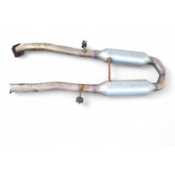 Nissan 370Z 09-20 Center Middle Exhaust Dual Pipe Muffler 20300-1EA0A, E047, OEM, 2009, 2010, 2011, 2012, 2013, 2014, 2015, 2016, 2017, 2018, 2019, 2020