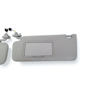 Honda Accord 23-24 Sun Visor Sunvisor Left/Right Set (2) Gray 83230-30A-A01ZB, E048, OEM, 2023, 2024