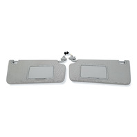 Honda Accord 23-24 Sun Visor Sunvisor Left/Right Set (2) Gray 83230-30A-A01ZB, E048, OEM, 2023, 2024