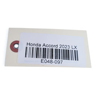 Honda Accord 23-24 Air Bag Knee Left/Driver, 78910-30A-A80ZA, E048, OEM, 2023, 2024