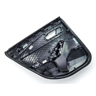 Honda Accord 23-24 Rear Door Panel Trim Right/Passenger Black, 83701-30A-A21ZA, E048, OEM, 2023, 2024