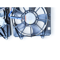 Honda Accord 23-24 A/C Air Conditioner Radiator Cooling Fans Set 1.5L 38616-6CJ-H01, E048, OEM, 2023, 2024