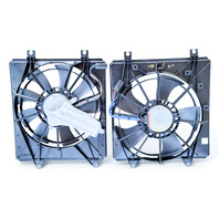 Honda Accord 23-24 A/C Air Conditioner Radiator Cooling Fans Set 1.5L 38616-6CJ-H01, E048, OEM, 2023, 2024
