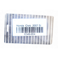 Honda Civic SI 06-11 Radiator Cooling Fan Shroud 19010-RNB-A51, E049, OEM, 2006, 2007, 2008, 2009, 2010, 2011