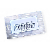 Honda Civic SI 06-08 A/C Air Conditioning Condenser 80102-SVA-A12, E049 OEM, 2006, 2007, 2008