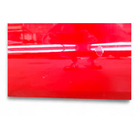 Honda Civic SI 06-11 Front Door Assembly Left/Driver Red 67050-SVA-A90ZZ, E049, OEM, 2006, 2007, 2008, 2009, 2010, 2011