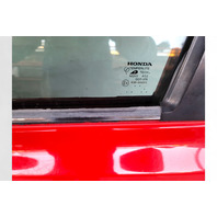 Honda Civic SI 06-11 Front Door Assembly Left/Driver Red 67050-SVA-A90ZZ, E049, OEM, 2006, 2007, 2008, 2009, 2010, 2011