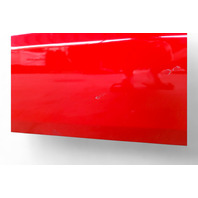 Honda Civic SI 06-11 Front Door Assembly Left/Driver Red 67050-SVA-A90ZZ, E049, OEM, 2006, 2007, 2008, 2009, 2010, 2011