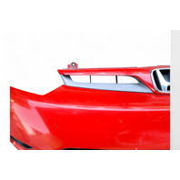 Honda Civic Si 06-08 Front Bumper Face Cover Upper/Lower Red, 04711-SVA-A90ZZ, E049, OEM, 2006, 2007, 2008