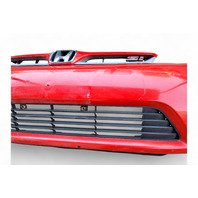 Honda Civic Si 06-08 Front Bumper Face Cover Upper/Lower Red, 04711-SVA-A90ZZ, E049, OEM, 2006, 2007, 2008