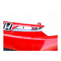 Honda Civic Si 06-08 Front Bumper Face Cover Upper/Lower Red, 04711-SVA-A90ZZ, E049, OEM, 2006, 2007, 2008