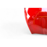 Honda Civic SI 06-11 Rear, Bumper Face Cover, Red, 04715-SVA-A90ZZ, E049, OEM, 2006, 2007, 2008, 2009, 2010, 2011