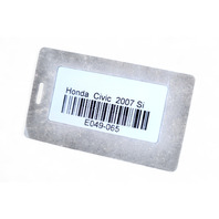 Honda Civic Si 06-11 Front Shock Absorber Strut w/Spring Left 51602-SVB-A08, E049, OEM, 2006, 2007, 2008, 2009, 2010, 2011