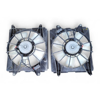 Honda Civic SI 06-11 Left/ Right Radiator Cooling Fan Shroud w/Motor 5 Blade 19015-RRA-A01, E049, OEM, 2006, 2007, 2008, 2009, 2010, 2011