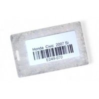 Honda Civic Si 06-11 KYB Rear Shock Absorber Strut Set 52610-SVB-A05, E049, OEM, 2006, 2007, 2008, 2009, 2010, 2011