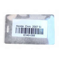 Honda Civic SI 06-11 Front Left/Right Shock Coil Spring Set (2) 51401-SVB-A03, E049, OEM, 2006, 2007, 2008, 2009, 2010, 2011