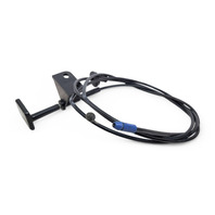 Honda Civic Si 06-11 Hood Switch Release Cable Wire, Black 74130-SNA-A01ZC, E049, OEM, 2006, 2007, 2008, 2009, 2010, 2011