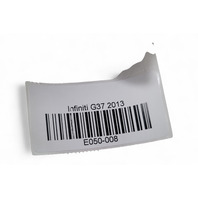 Infiniti G37 09-13 Front/Left Seat Fan Blower Motor 87334-JJ00A, E050, OEM, 2009, 2010, 2011, 2012, 2013